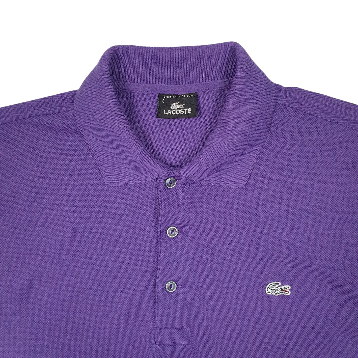 Mens Purple Lacoste Limited Edition  Polo Shirt