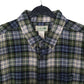 Mens Green L.L.Bean Scotch Plaid Flannel  Shirt