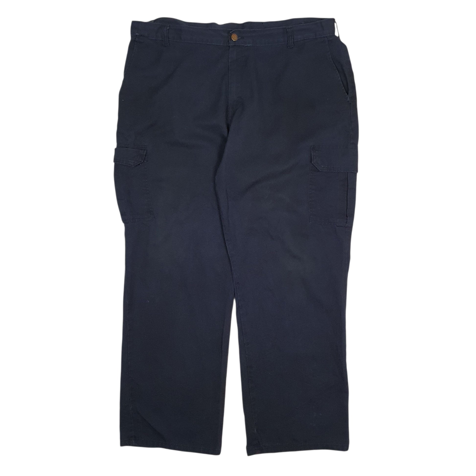 Mens Navy Dickies  Cargo Trousers