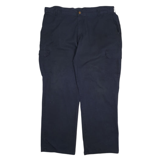 Mens Navy Dickies  Cargo Trousers