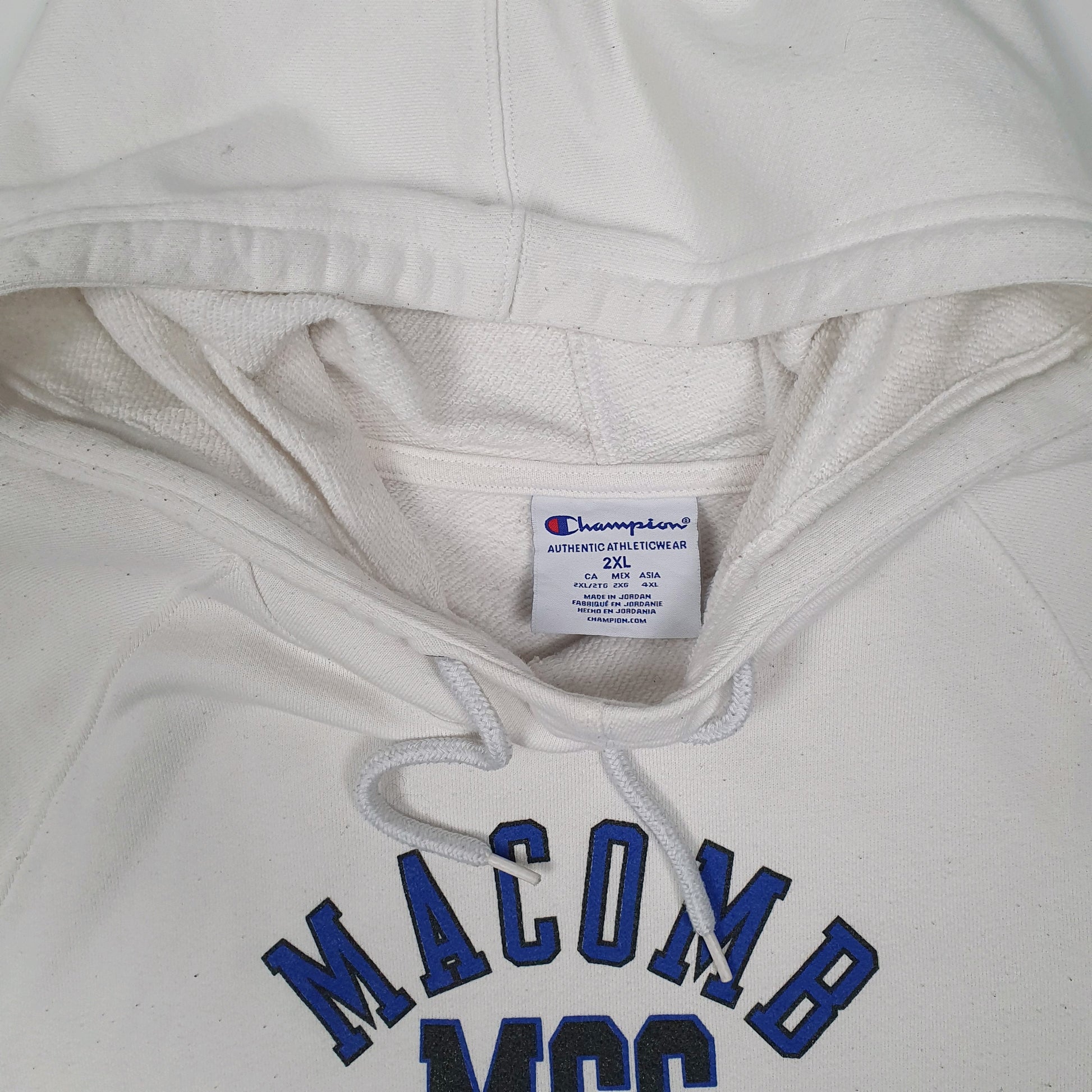 Womens White Champion  Hoodie Jumper