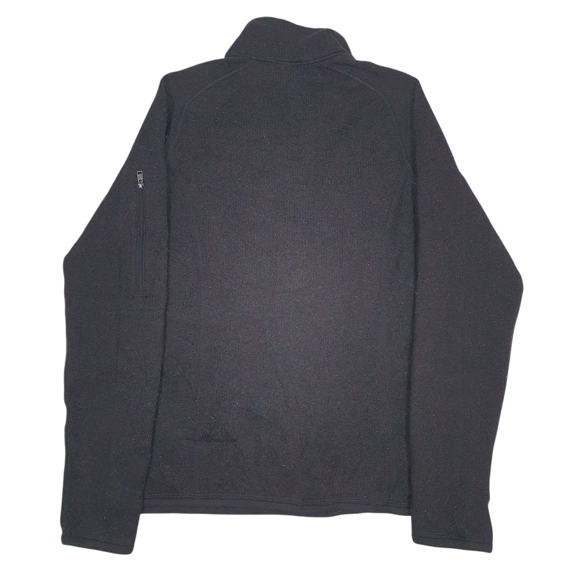 Womens Black Patagonia  Quarter Zip Jumper