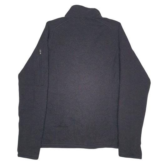 Womens Black Patagonia  Quarter Zip Jumper