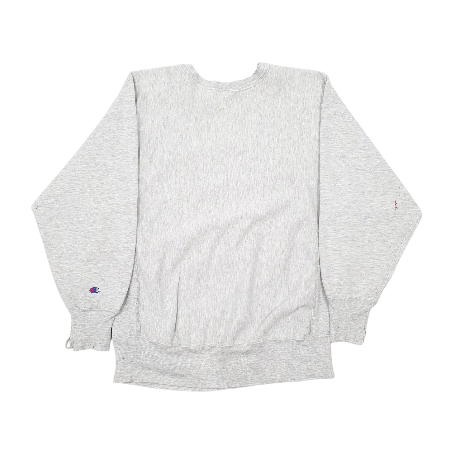 Mens Grey Champion Vintage Reverse Weave Crewneck Jumper