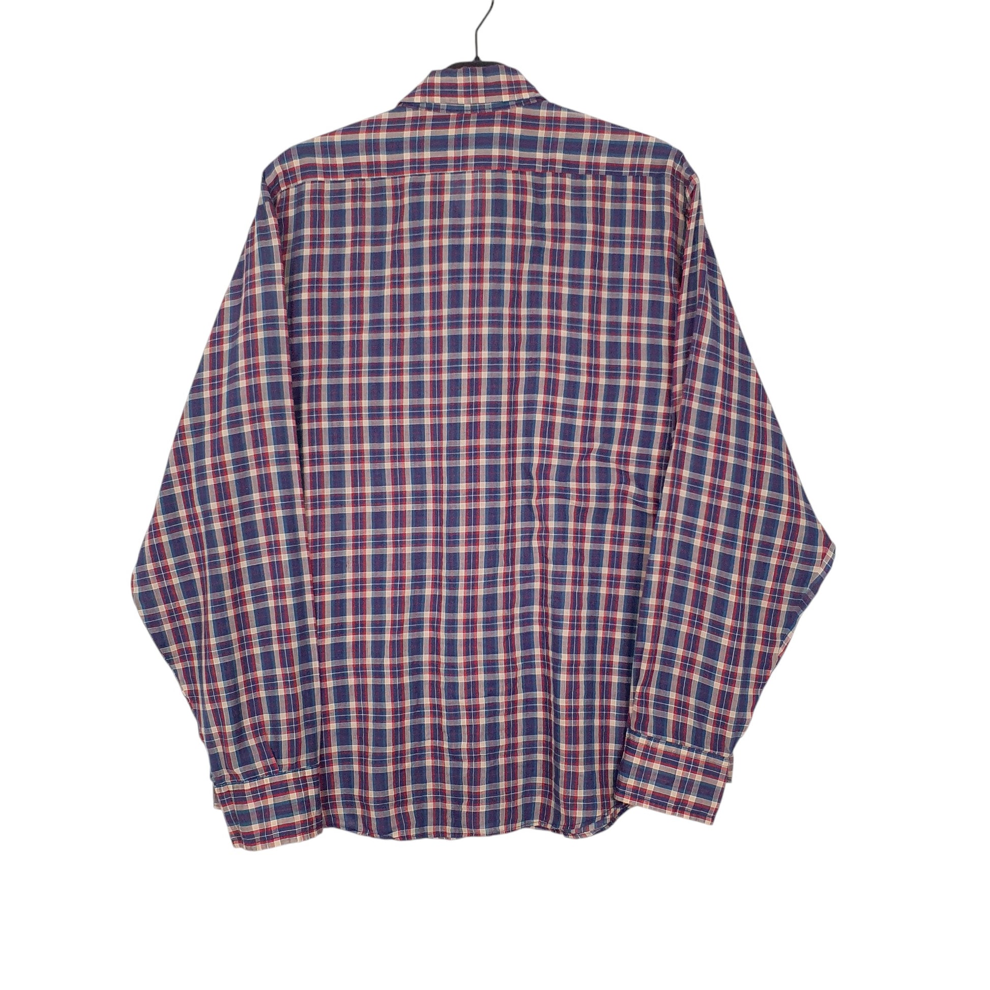 Mens Navy Wrangler Vintage 80s  Shirt