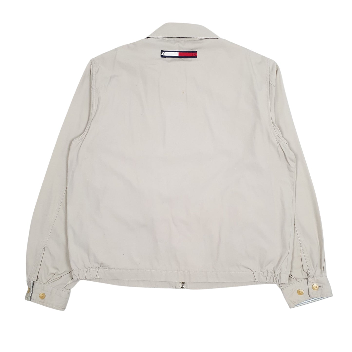 Mens Beige Tommy Hilfiger  Full Zip Coat