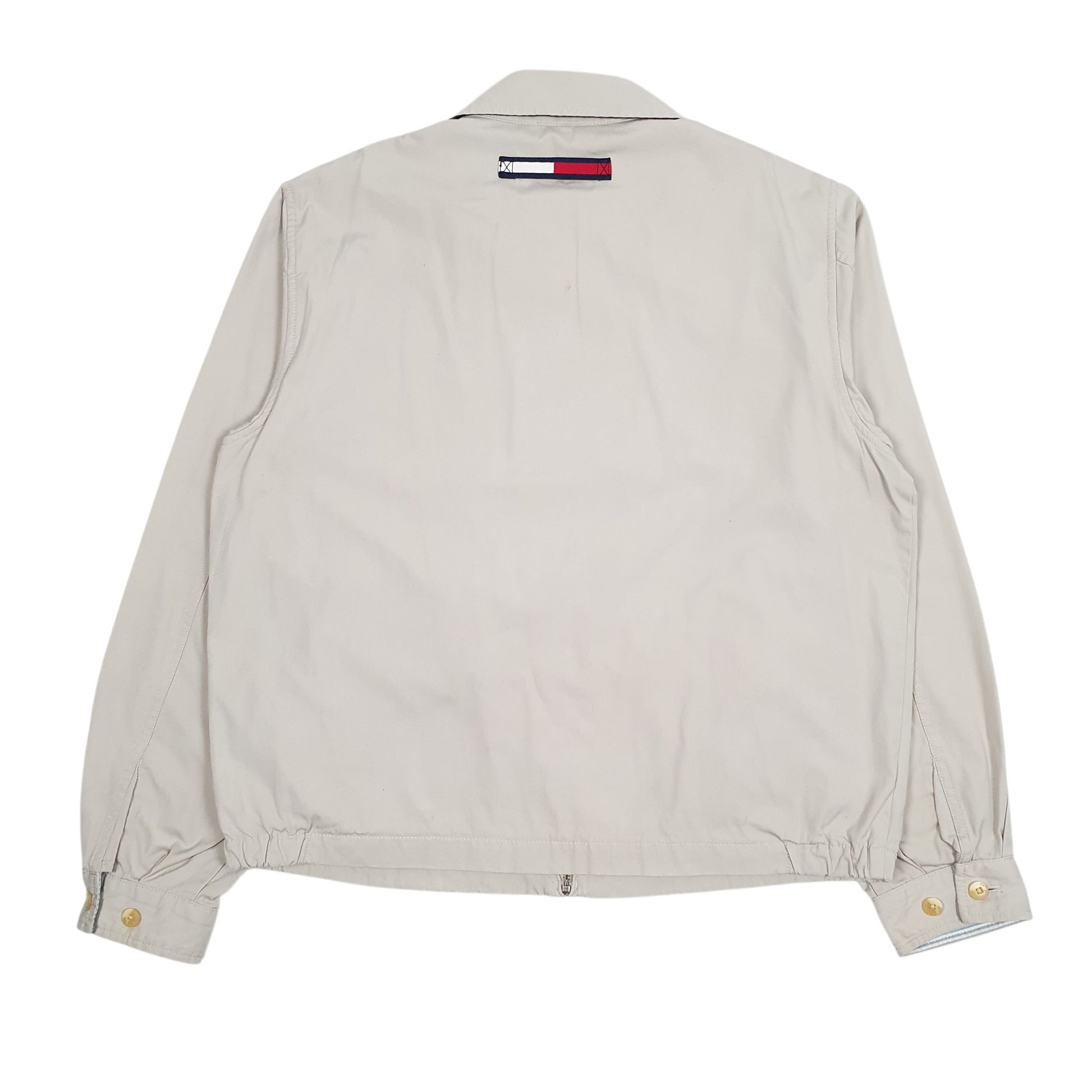 Mens Beige Tommy Hilfiger  Full Zip Coat