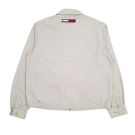 Mens Beige Tommy Hilfiger  Full Zip Coat