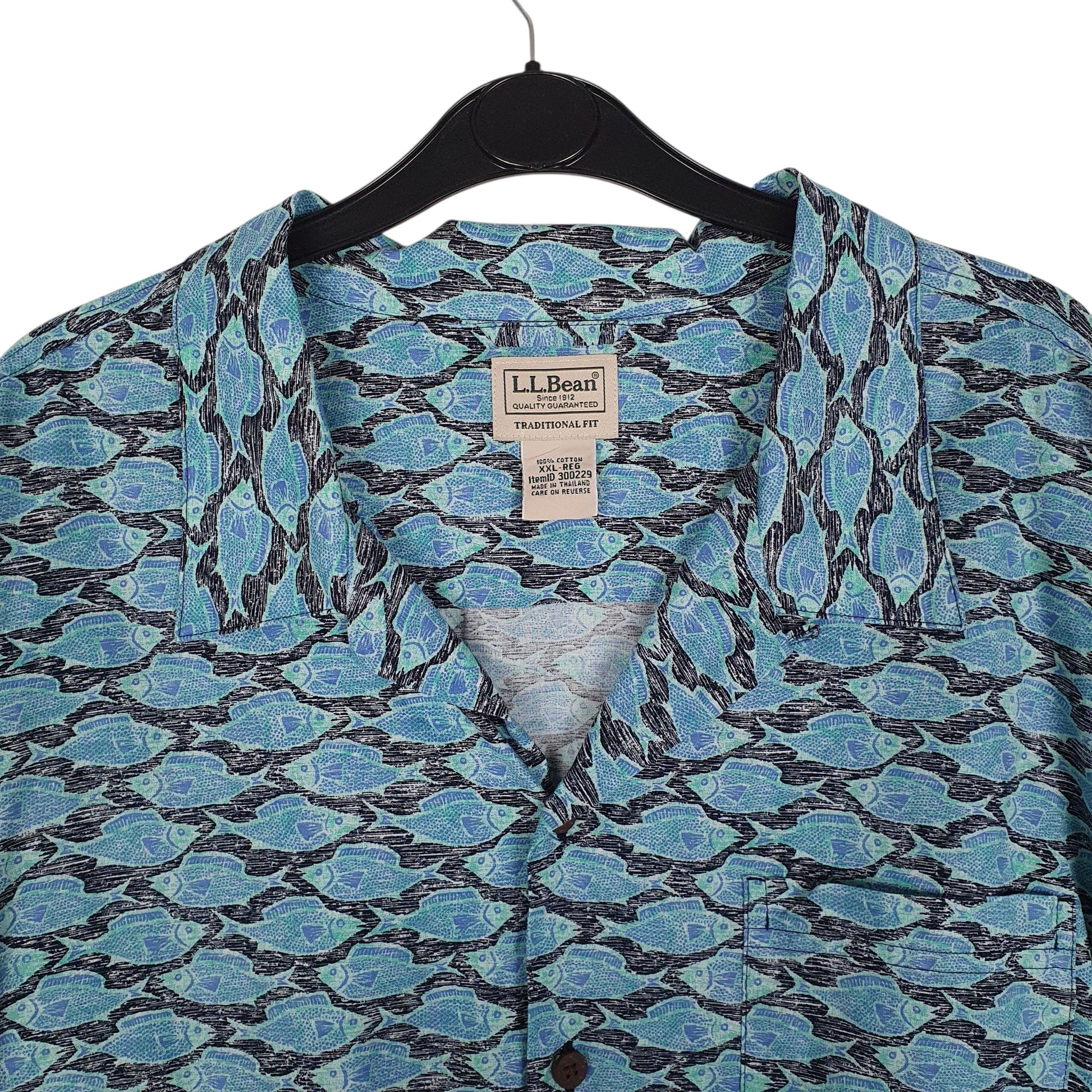 Mens Blue L.L.Bean   Shirt