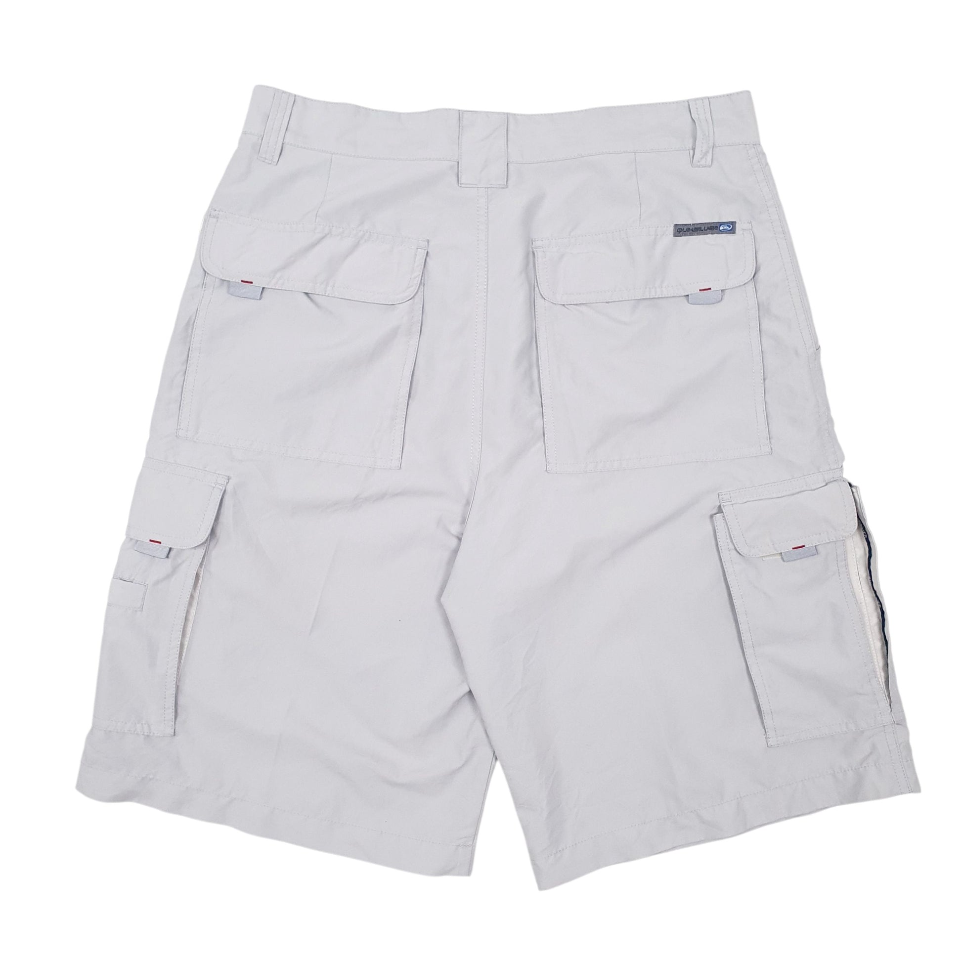 Mens Grey Quicksilver Vintage 90s Hoodie Shorts