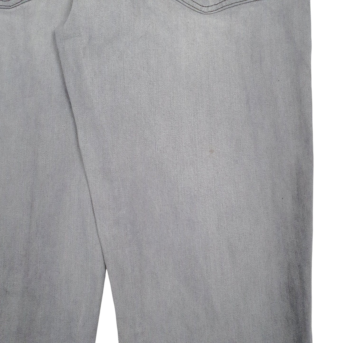 Mens Grey Levis Faint stain on the front left and back right.  Jeans