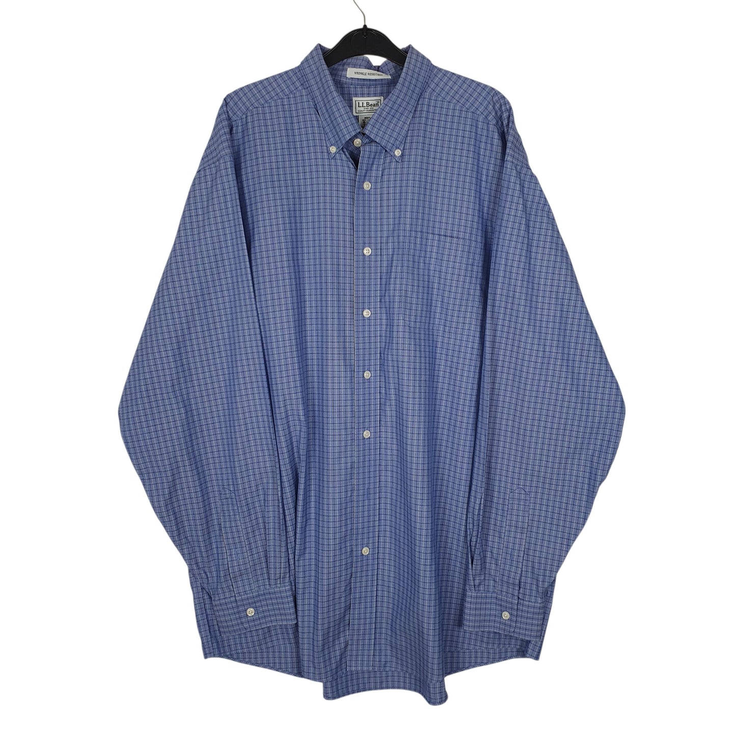 Mens Blue L.L.Bean  Long Sleeve Shirt