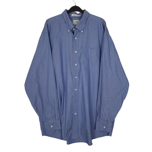 Mens Blue L.L.Bean  Long Sleeve Shirt