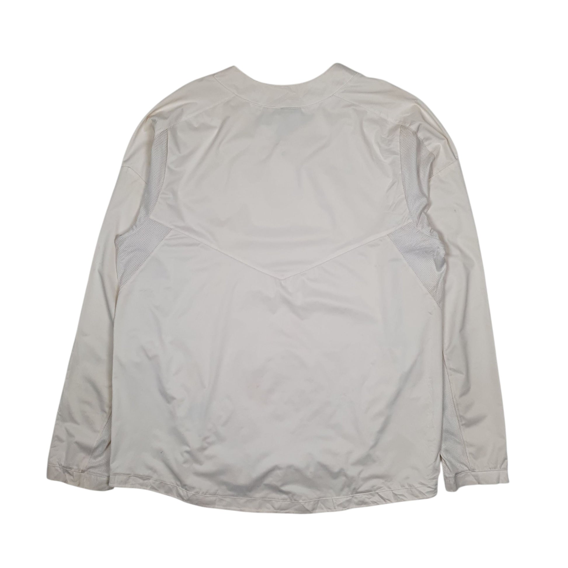 Mens White Nike Pullover Hoodie Coat