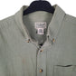Mens Khaki L.L.Bean Vintage 90s 00s  Shirt