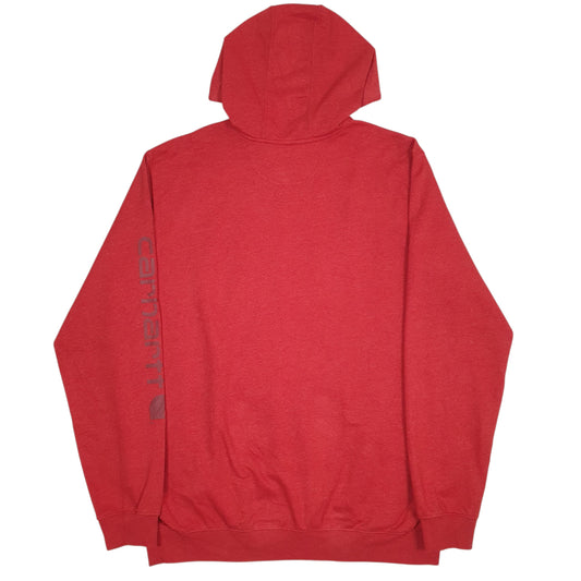 Mens Red Carhartt  Hoodie Jumper
