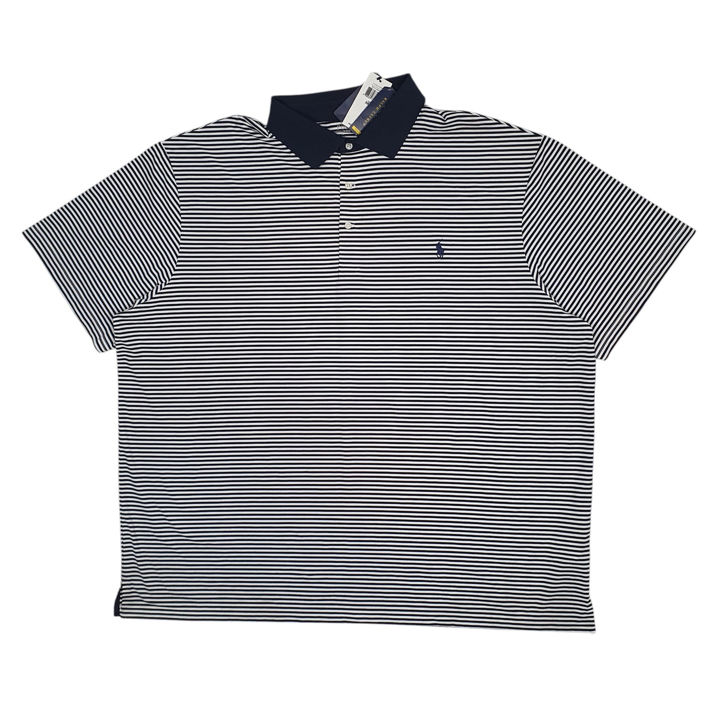 Mens Navy Polo Ralph Lauren Performance Short Sleeve Polo Shirt