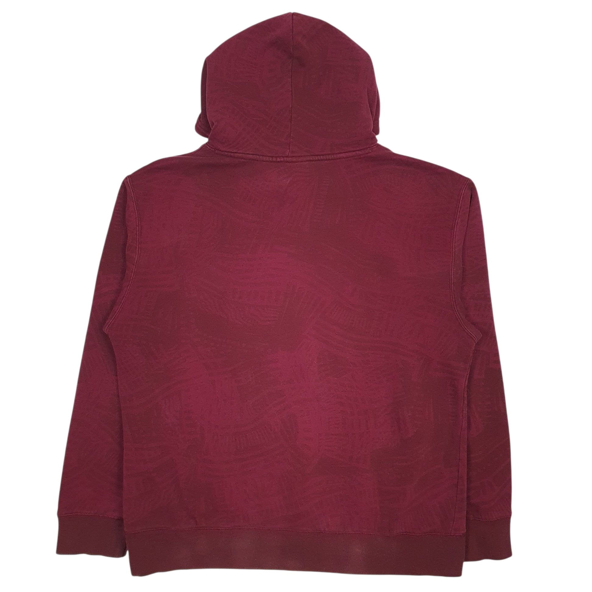 Mens Burgundy Nike Spellout SB Hoodie Jumper