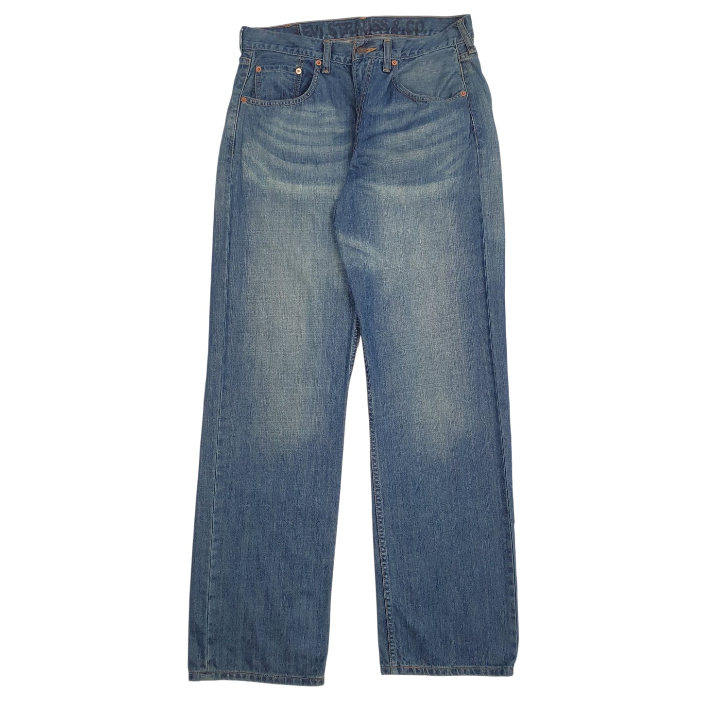 Mens Blue Levis Vintage 512 JeansW34 L33