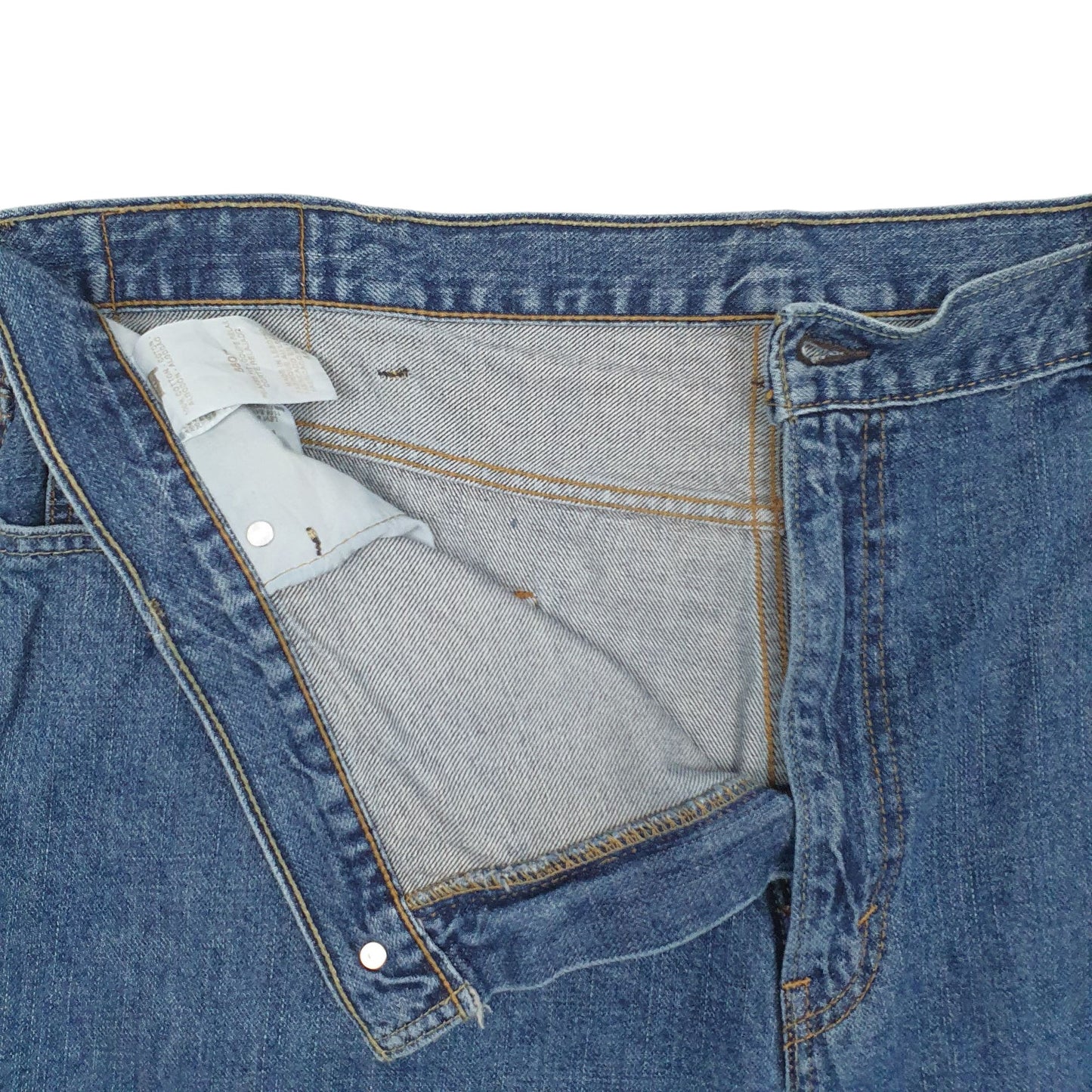 Mens Blue Levis 550 Relaxed Fit Hoodie Shorts