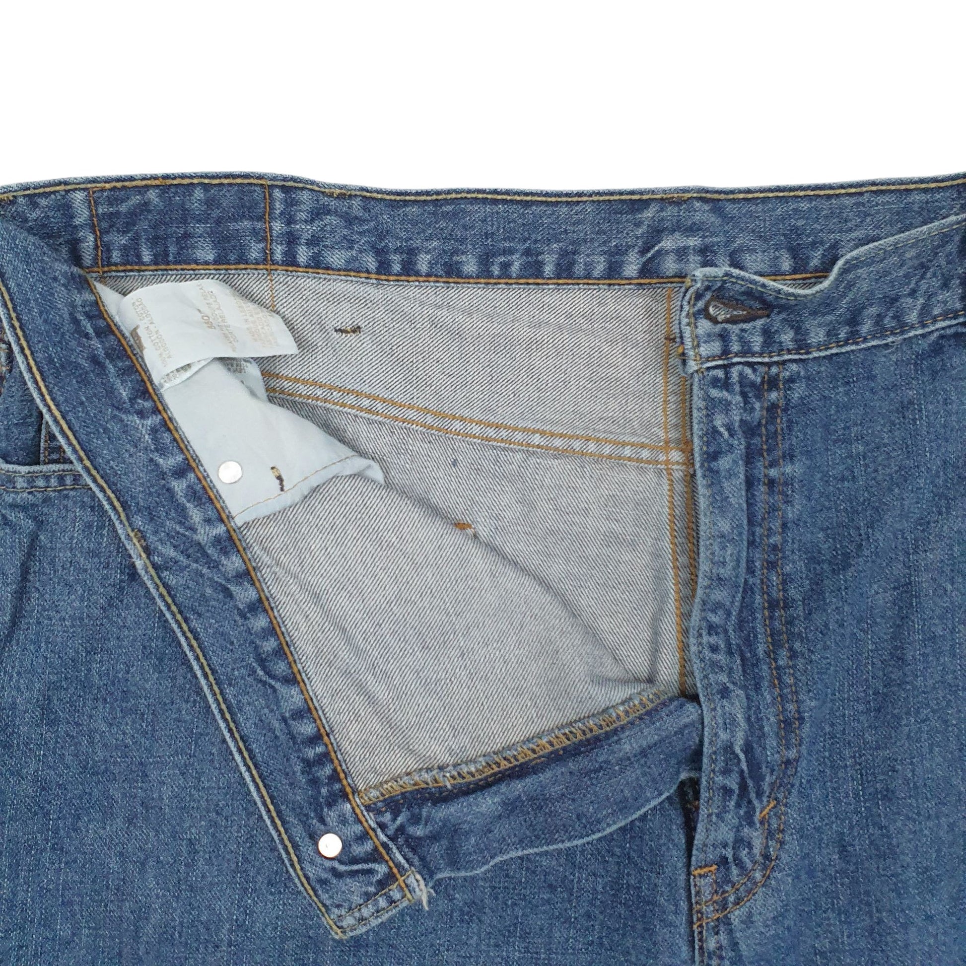 Mens Blue Levis 550 Relaxed Fit Hoodie Shorts