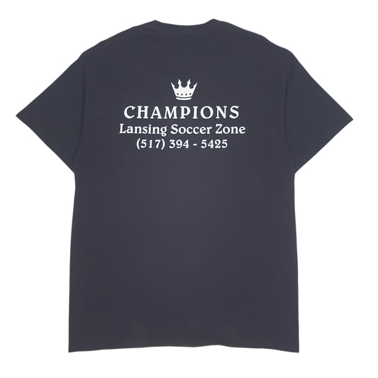 Mens Black Port & Company   T Shirt