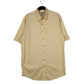 Mens Yellow L.L.Bean Tall Short Sleeve Shirt
