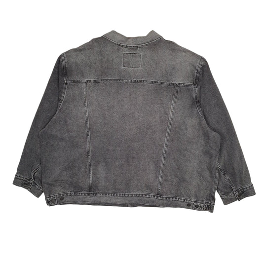 Mens Grey Levis Type 3 Trucker  Coat