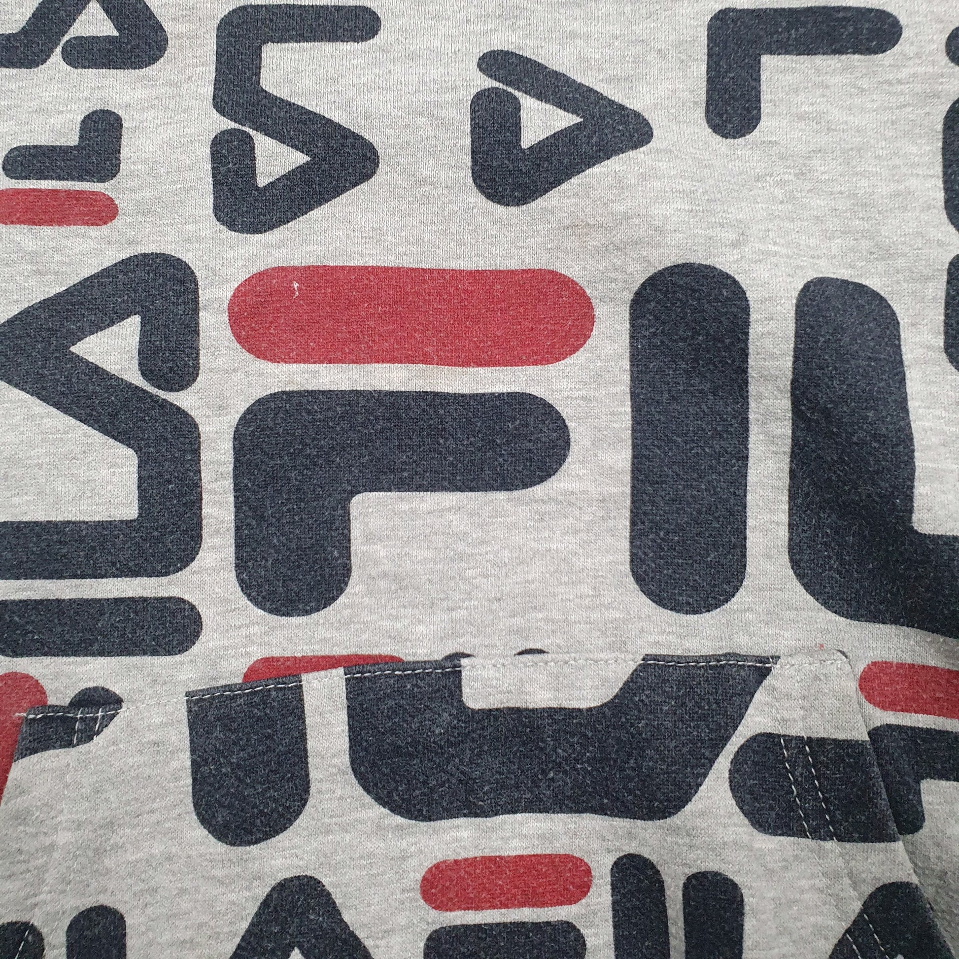 Womens Grey Fila  Hoodie Jumper