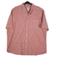 Mens Red L.L.Bean  Short Sleeve Shirt