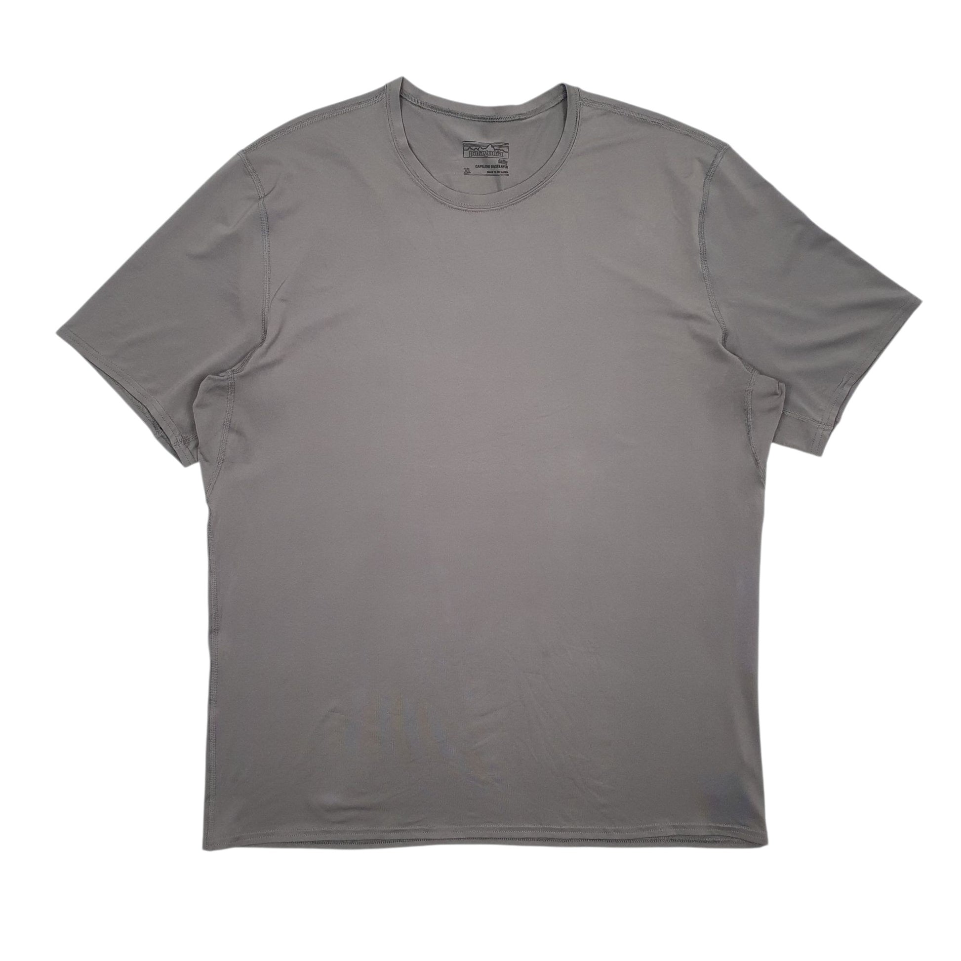 Mens Grey Patagonia Capilene Short Sleeve T Shirt