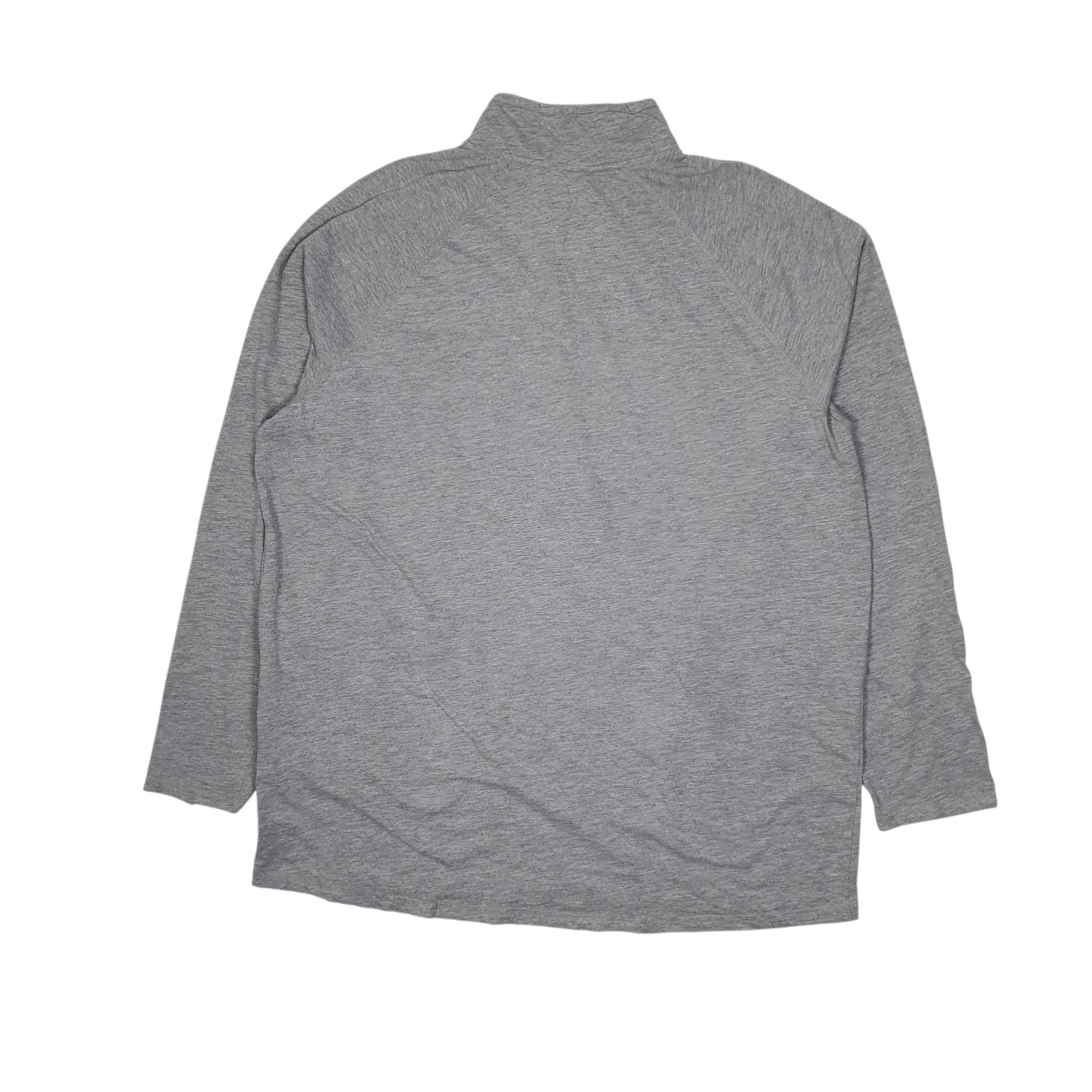 Mens Grey Carhartt Force Activewear Quarter Zip Jumper