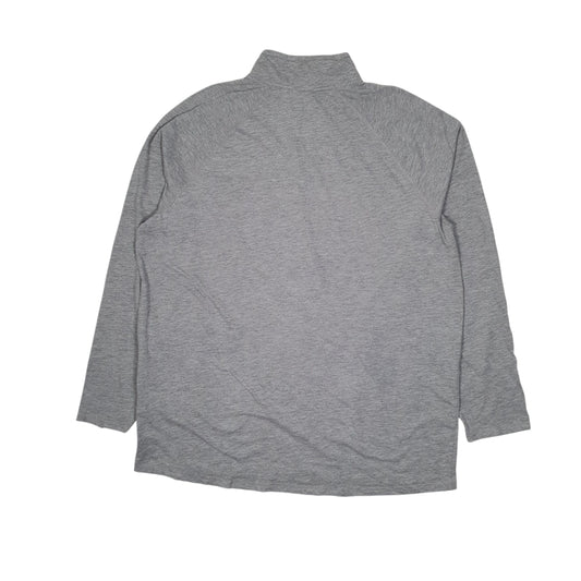 Mens Grey Carhartt Force Activewear Quarter Zip Jumper