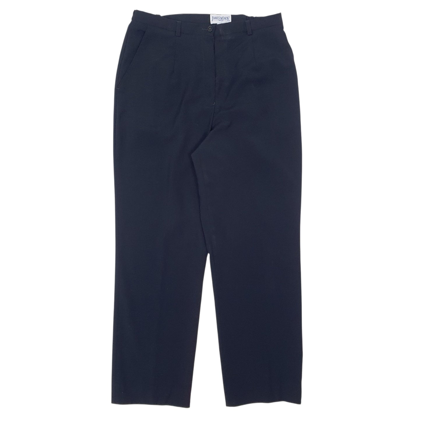 Womens Navy James Meade  Chino Trousers