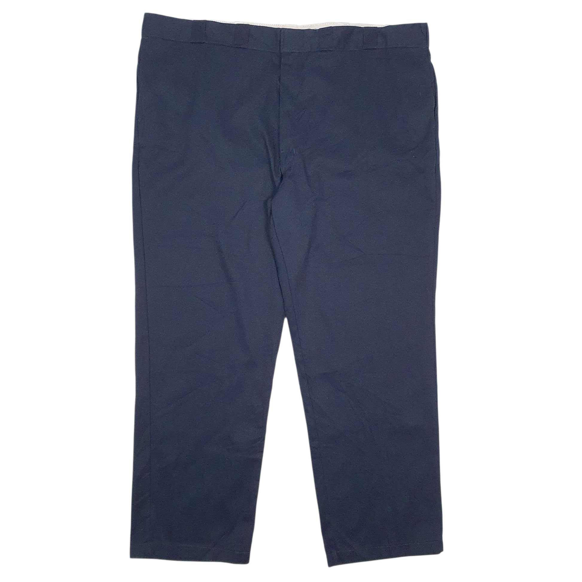 Mens Navy Dickies Workwear Chino Trousers