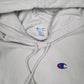 Mens White Champion Reverse Weave Hoodie Jumper
