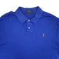 Mens Blue Polo Ralph Lauren Pima Soft Touch  Polo Shirt