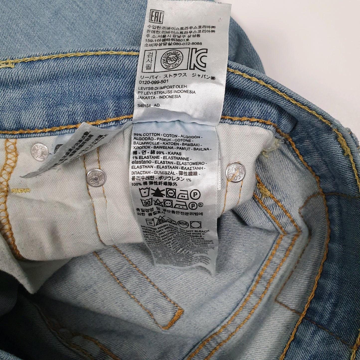 Mens Blue Levis   Jeans
