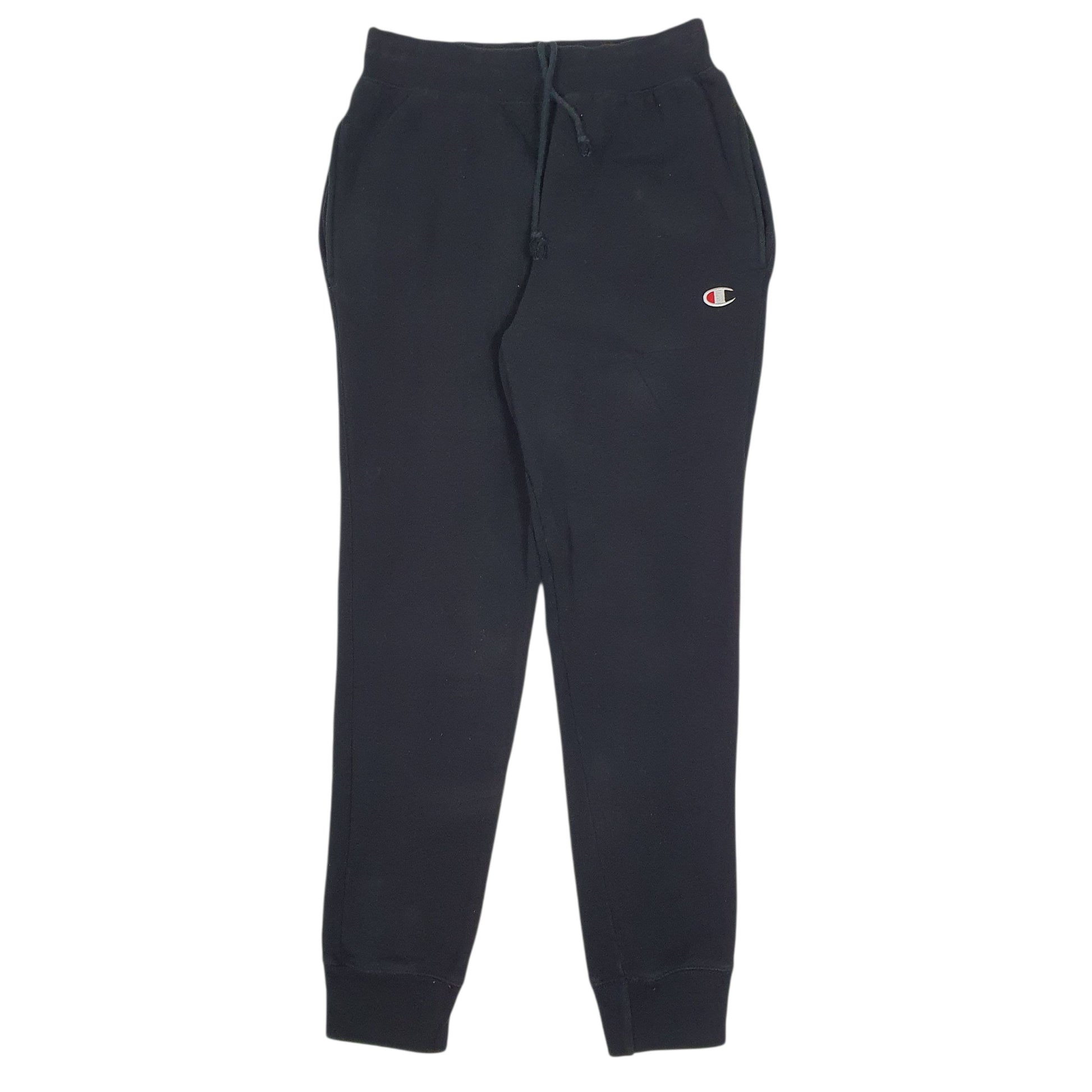 Womens Black Champion Reverse Weave Jogger Trousers