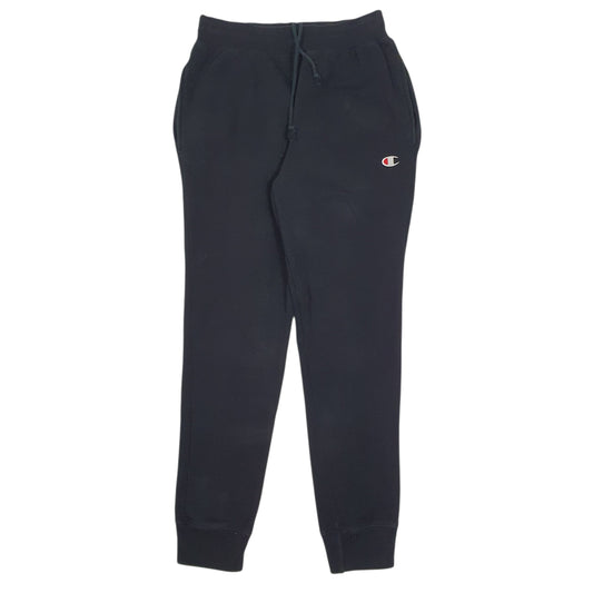 Womens Black Champion Reverse Weave Jogger Trousers