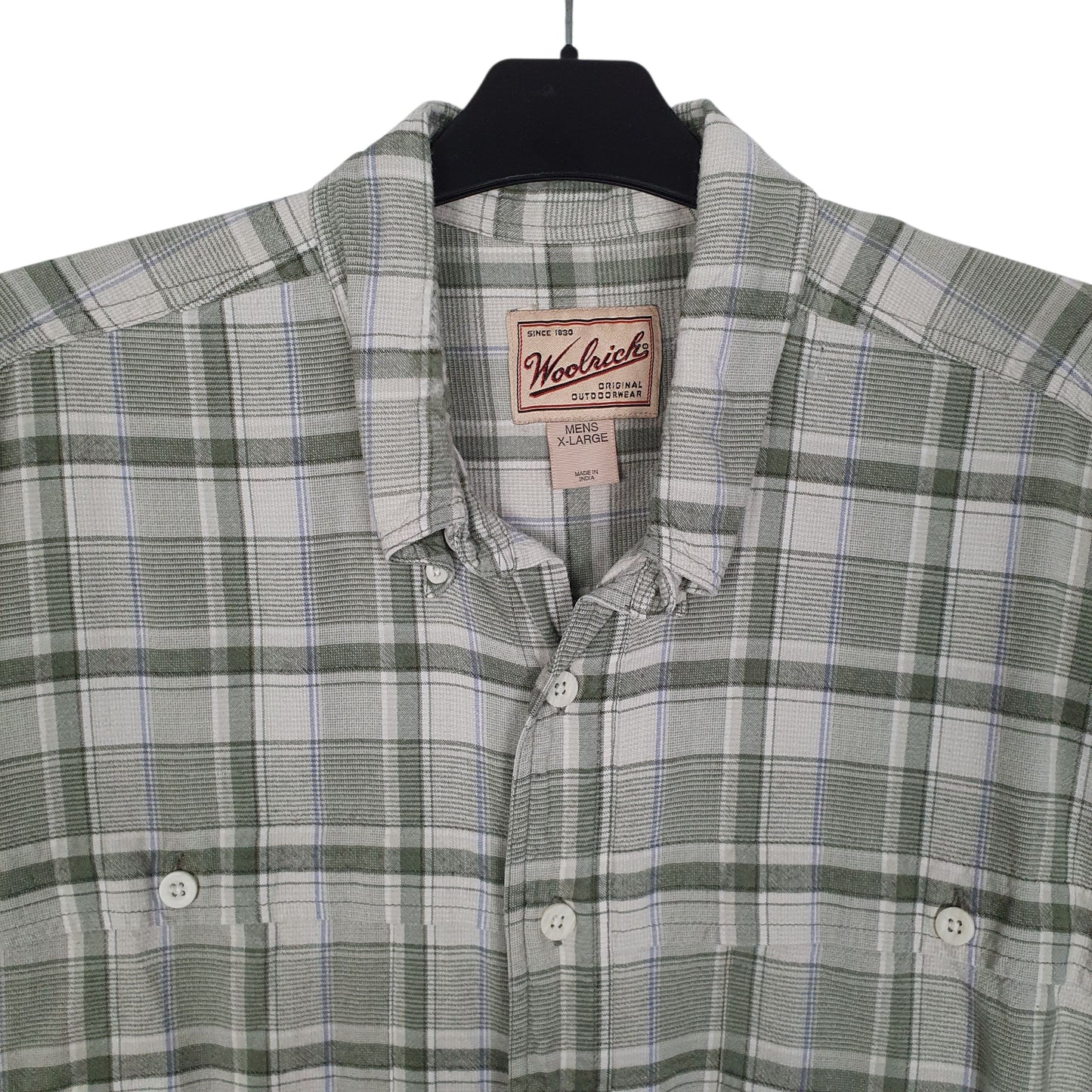 Mens Green Woolrich   Shirt