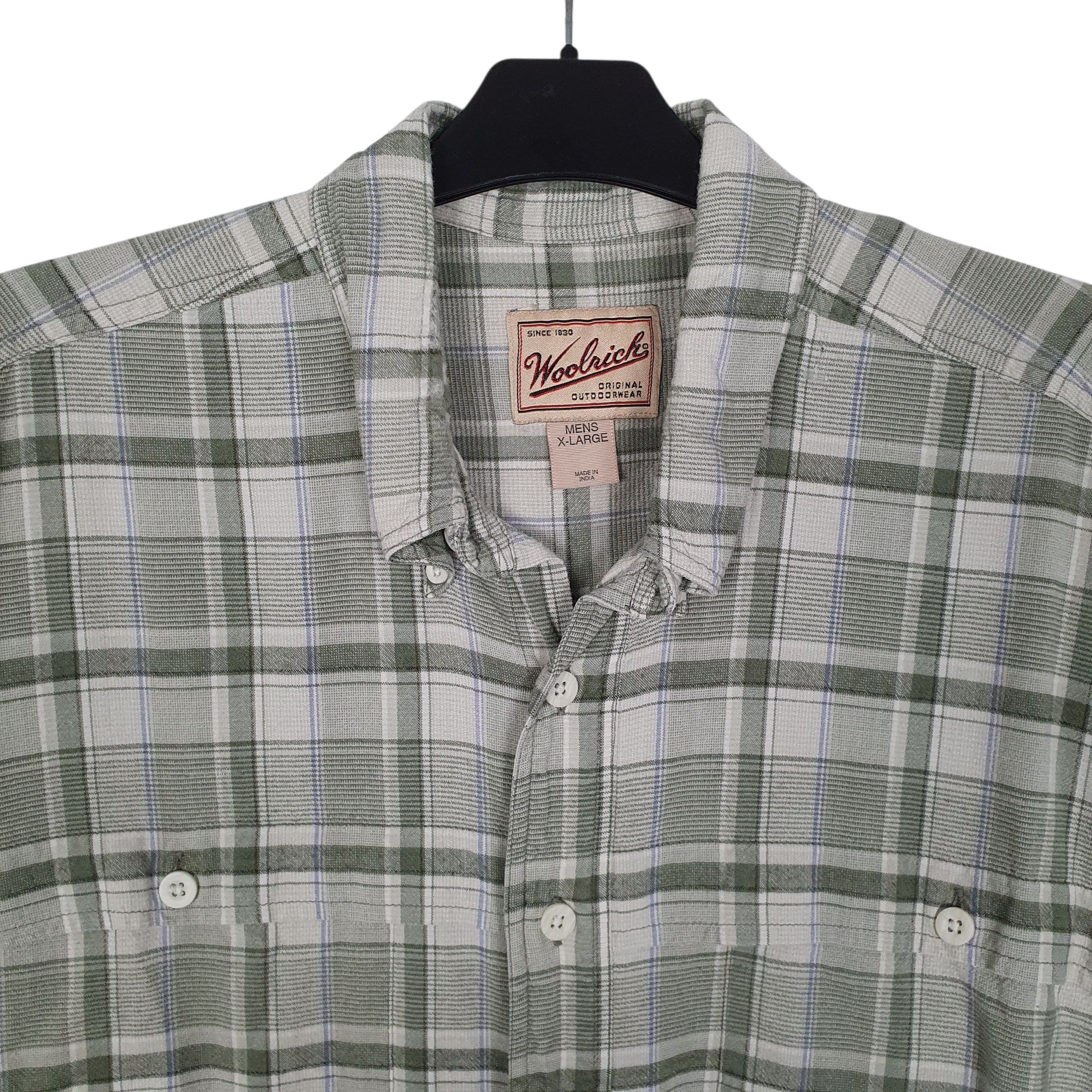 Mens Green Woolrich   Shirt