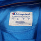Mens Blue Champion Spellout Hoodie Jumper