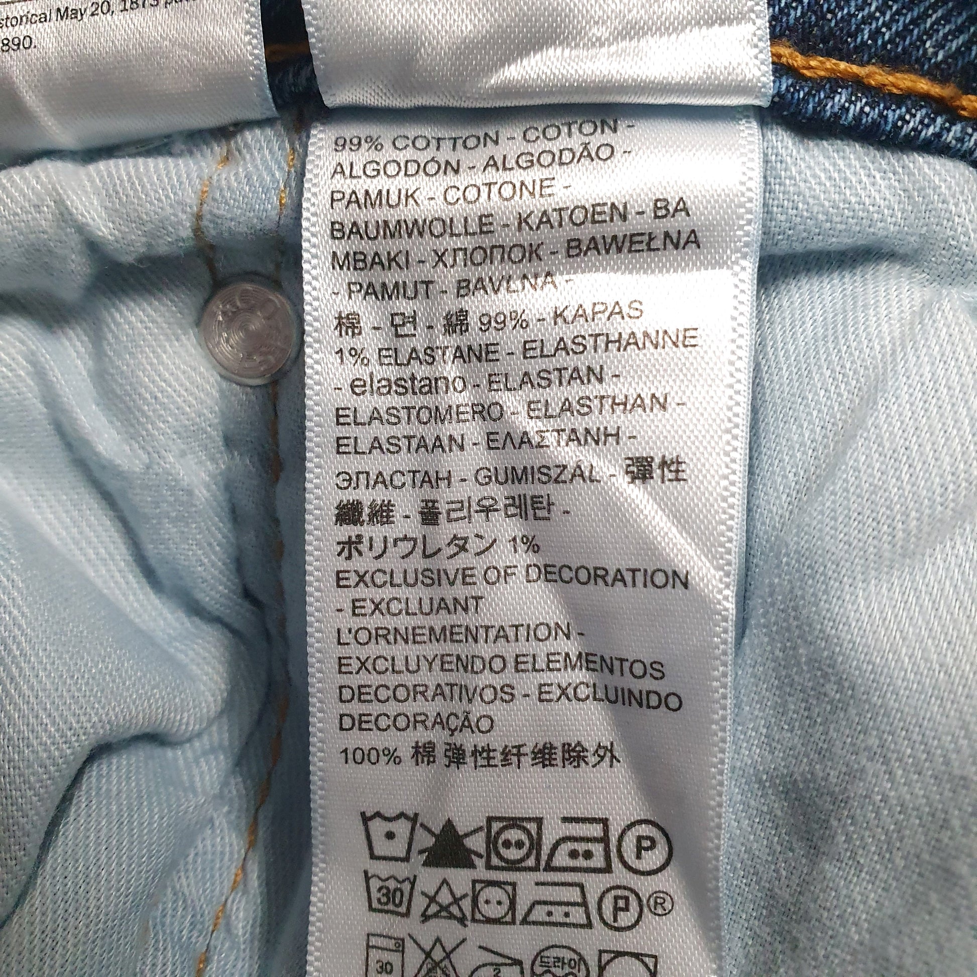 Mens Blue Levis   Jeans