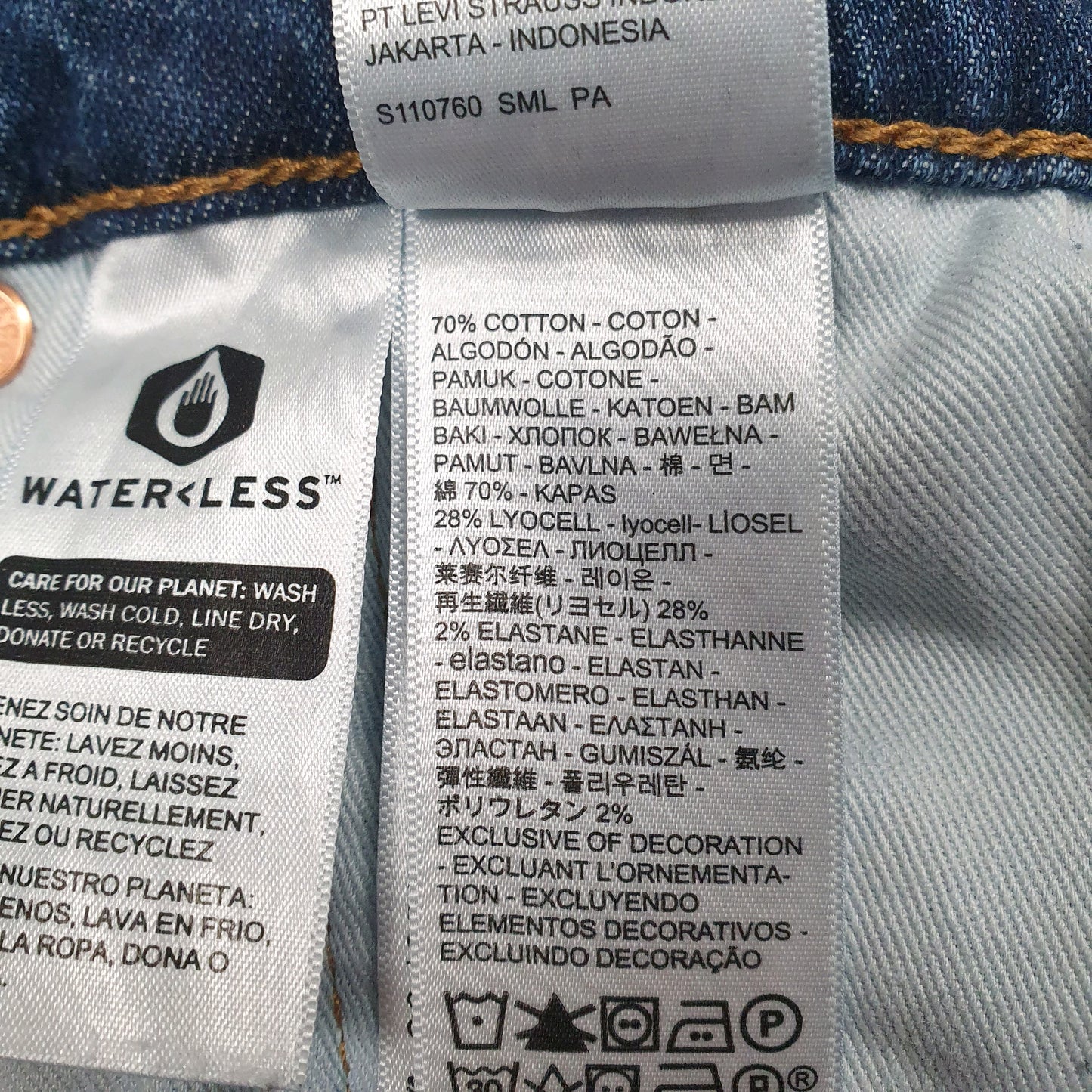 Mens Blue Levis  Hoodie Jeans