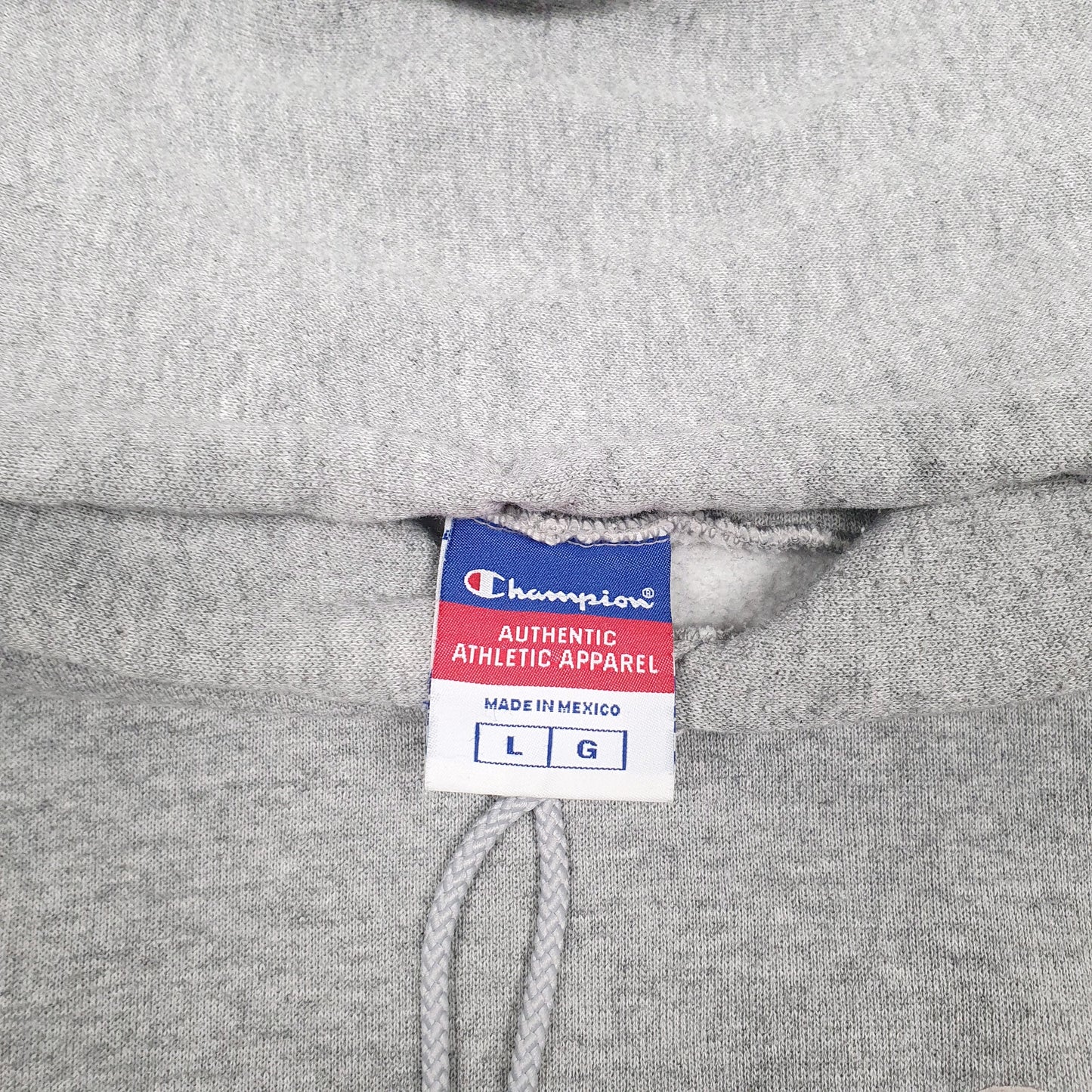 Mens Grey Champion  Hoodie Jumper