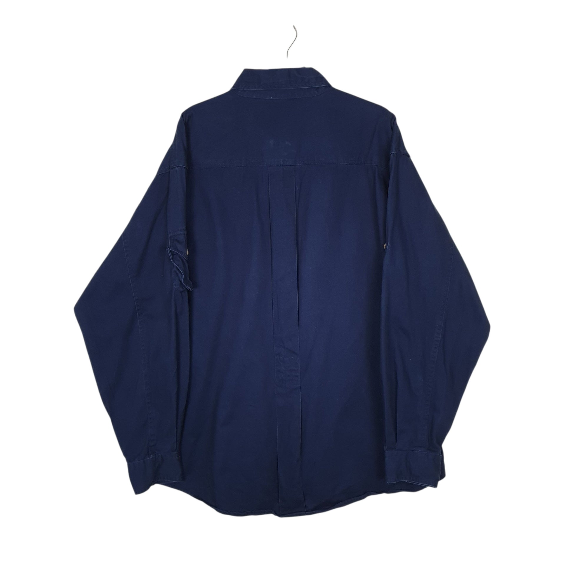 Mens Navy Woolrich Thick Hunting  Shirt