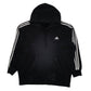 Mens Black Adidas  Hoodie Jumper