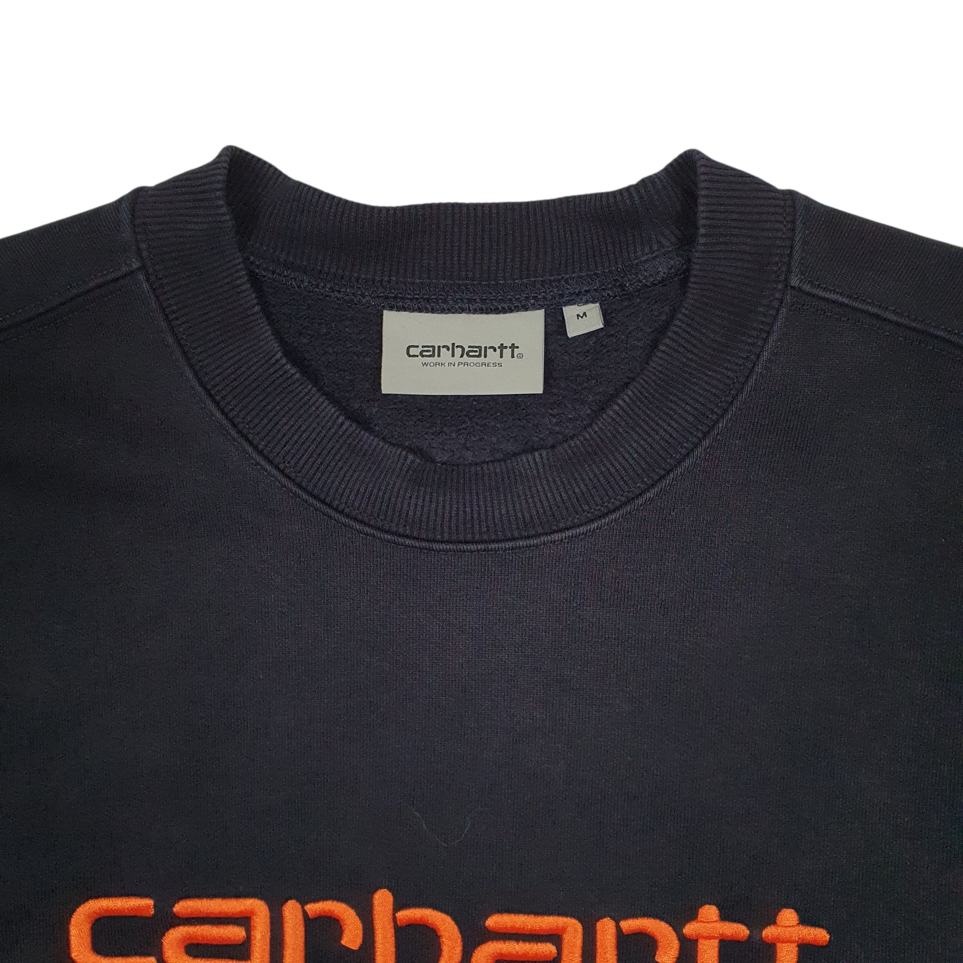 Mens Navy Carhartt  Crewneck Jumper