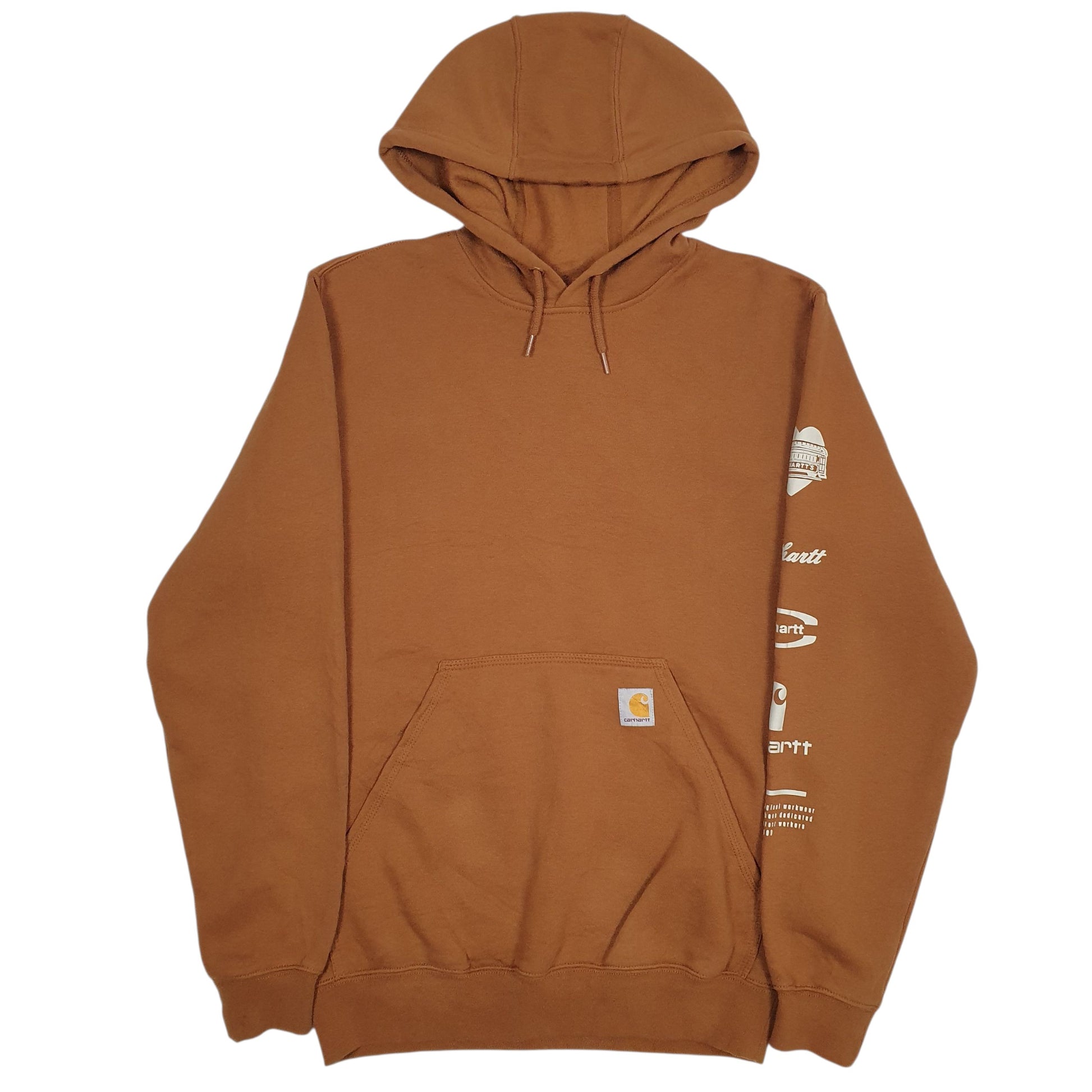 Mens Brown Carhartt  Hoodie Jumper